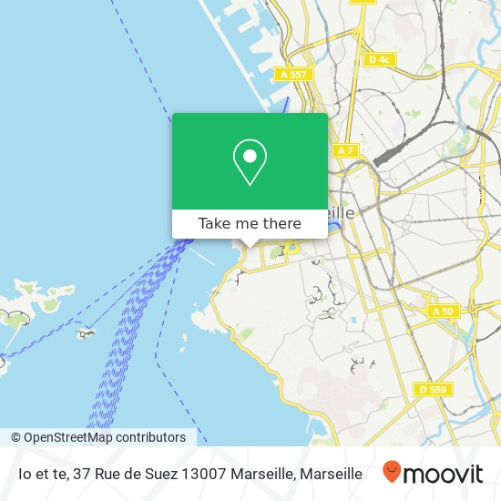 Mapa Io et te, 37 Rue de Suez 13007 Marseille