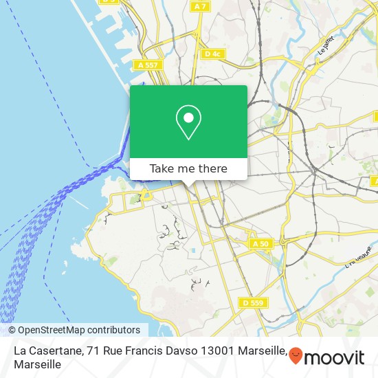 Mapa La Casertane, 71 Rue Francis Davso 13001 Marseille
