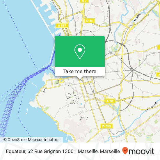 Mapa Equateur, 62 Rue Grignan 13001 Marseille