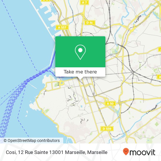 Mapa Cosi, 12 Rue Sainte 13001 Marseille