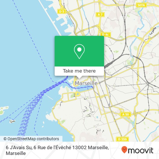 6 J'Avais Su, 6 Rue de l'Évêché 13002 Marseille map