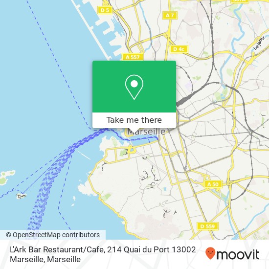 L'Ark Bar Restaurant / Cafe, 214 Quai du Port 13002 Marseille map