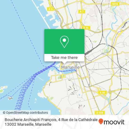 Boucherie Archiapiti François, 4 Rue de la Cathédrale 13002 Marseille map