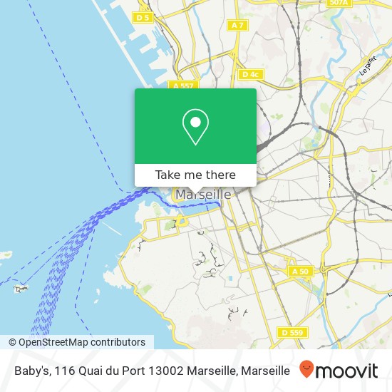 Baby's, 116 Quai du Port 13002 Marseille map