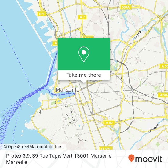 Protex 3.9, 39 Rue Tapis Vert 13001 Marseille map