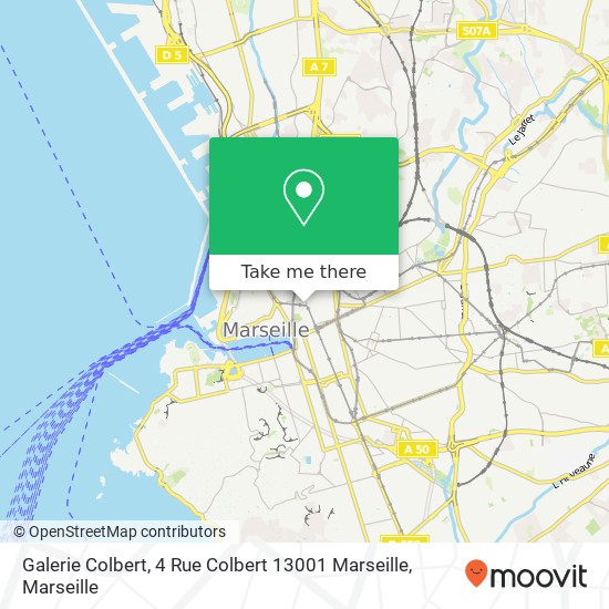 Galerie Colbert, 4 Rue Colbert 13001 Marseille map