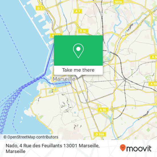 Mapa Nado, 4 Rue des Feuillants 13001 Marseille