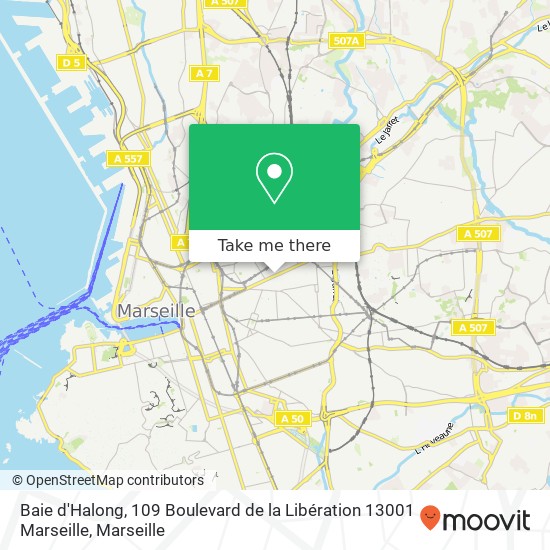 Baie d'Halong, 109 Boulevard de la Libération 13001 Marseille map