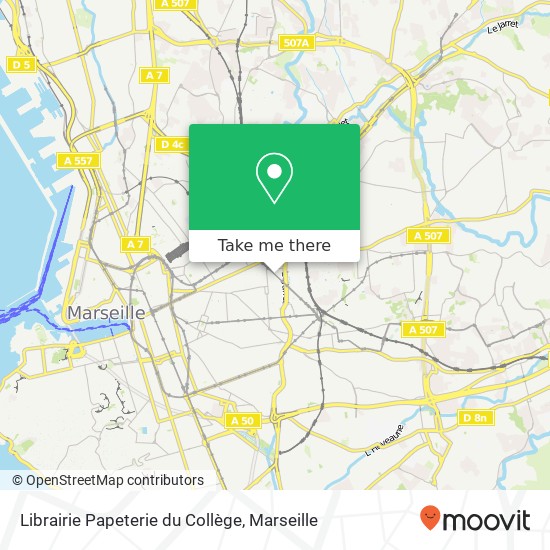 Mapa Librairie Papeterie du Collège