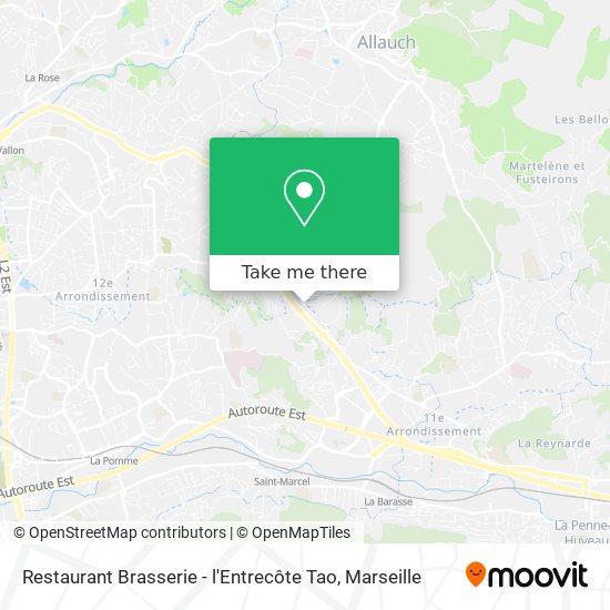 Restaurant Brasserie - l'Entrecôte Tao map