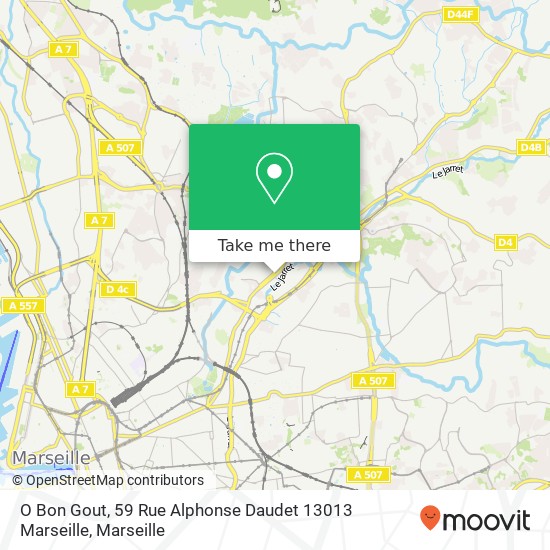 Mapa O Bon Gout, 59 Rue Alphonse Daudet 13013 Marseille