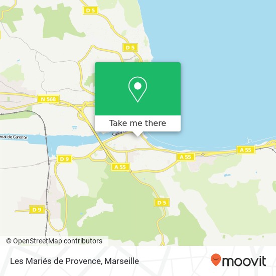 Les Mariés de Provence, Traverse Neuve 13500 Martigues map