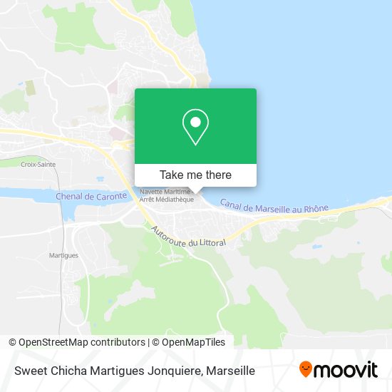 Sweet Chicha Martigues Jonquiere map