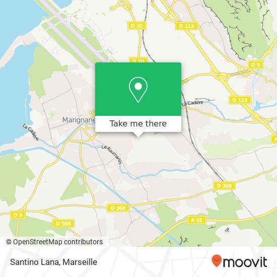 Santino Lana, Avenue Jean-Louis Calderon 13700 Marignane map