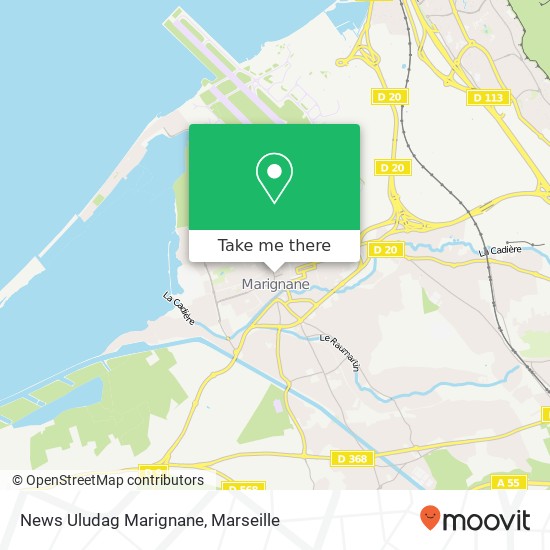 News Uludag Marignane, Avenue Jean Mermoz 13700 Marignane map