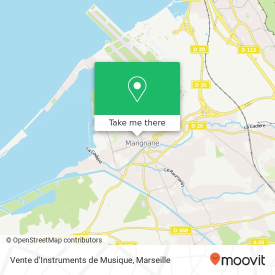 Mapa Vente d'Instruments de Musique, 19 Rue Henri Barrelet 13700 Marignane