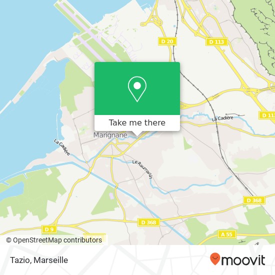 Mapa Tazio, Rue de Provence 13700 Marignane