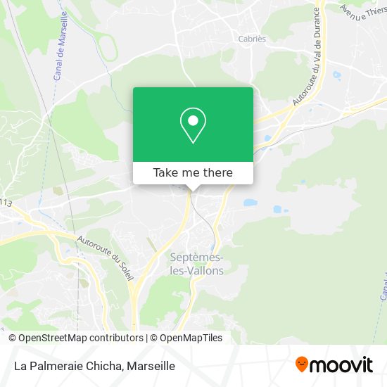 La Palmeraie Chicha map