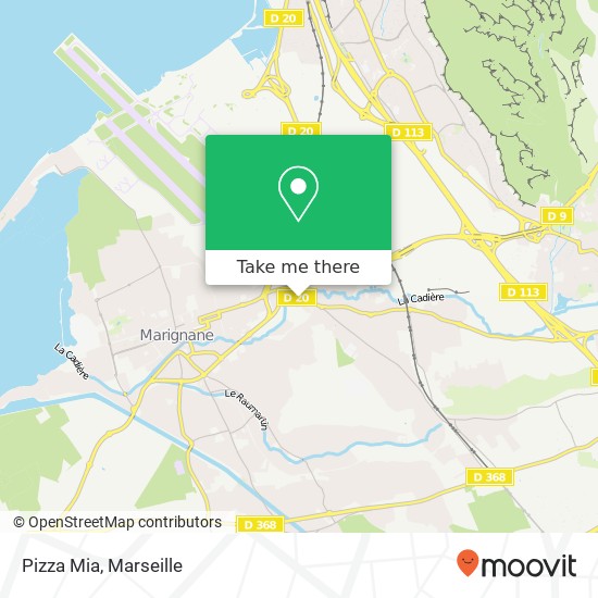 Pizza Mia, 6 Avenue Maurice Nogues 13730 Saint-Victoret map