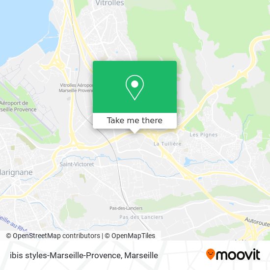 ibis styles-Marseille-Provence map