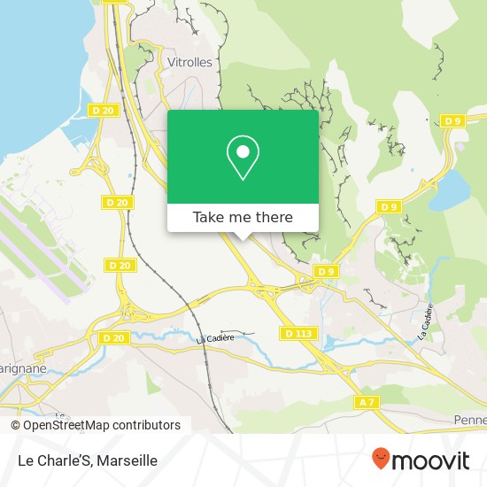 Le Charle’S, 13127 Vitrolles map