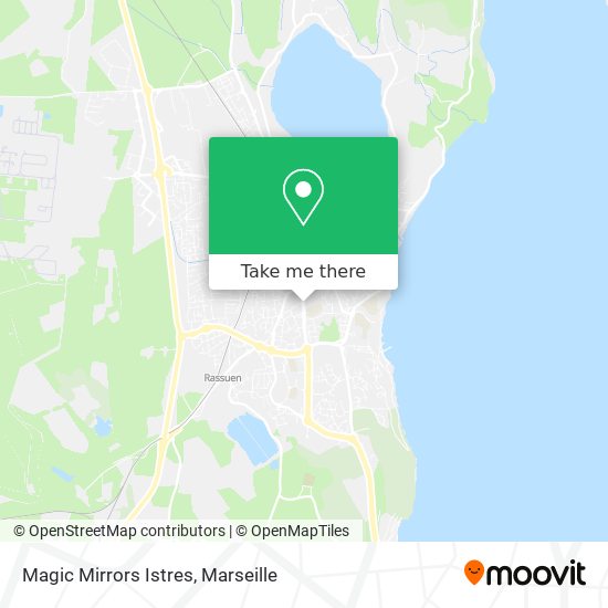 Magic Mirrors Istres map