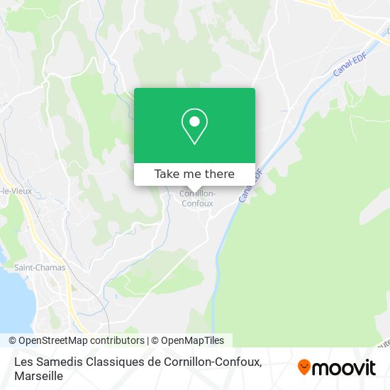 Les Samedis Classiques de Cornillon-Confoux map