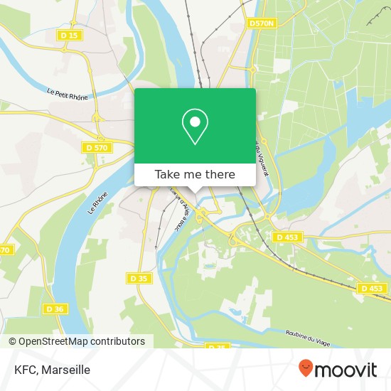 Mapa KFC, Avenue Docteur Joseph Imbert 13200 Arles