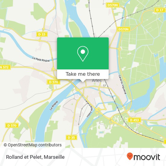 Rolland et Pelet map