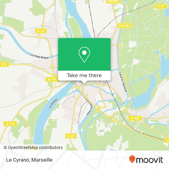 Mapa Le Cyrano, 38 Boulevard Georges Clemenceau 13200 Arles