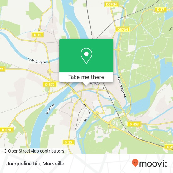 Jacqueline Riu, 33 Rue de la République 13200 Arles map