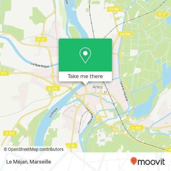 Le Méjan map