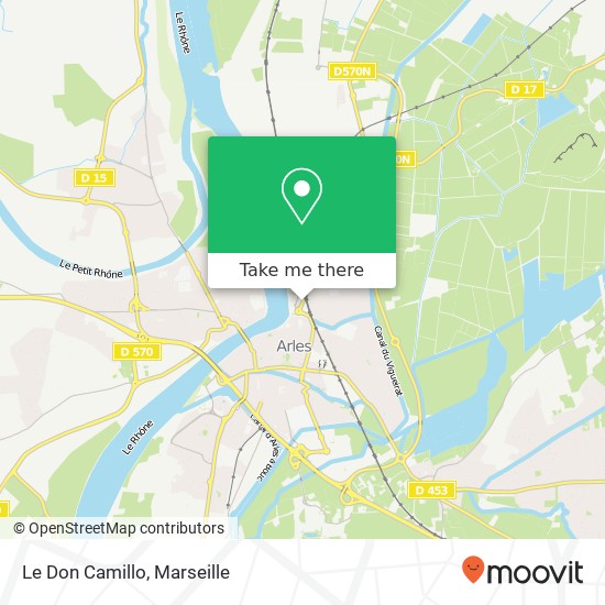 Mapa Le Don Camillo, 7 Avenue de Stalingrad 13200 Arles