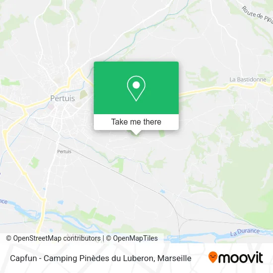 Capfun - Camping Pinèdes du Luberon map