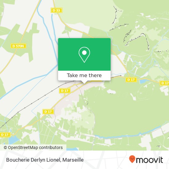 Mapa Boucherie Derlyn Lionel, 60 Cours Hyacinthe Bellon 13990 Fontvieille