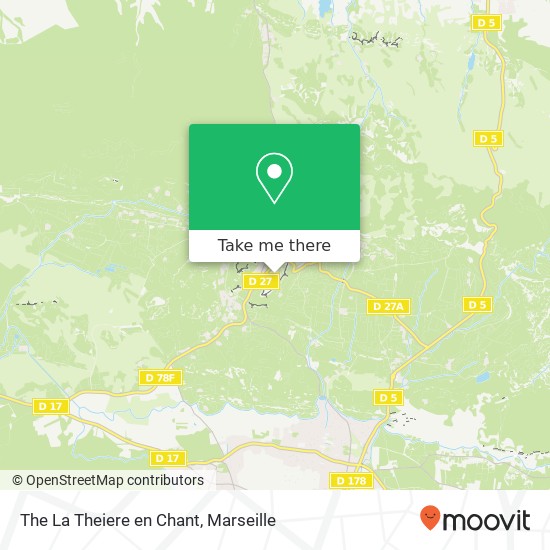 Mapa The La Theiere en Chant, Rue Neuve 13520 Les Baux-de-Provence