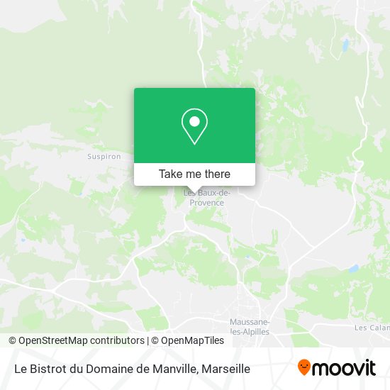 Le Bistrot du Domaine de Manville map