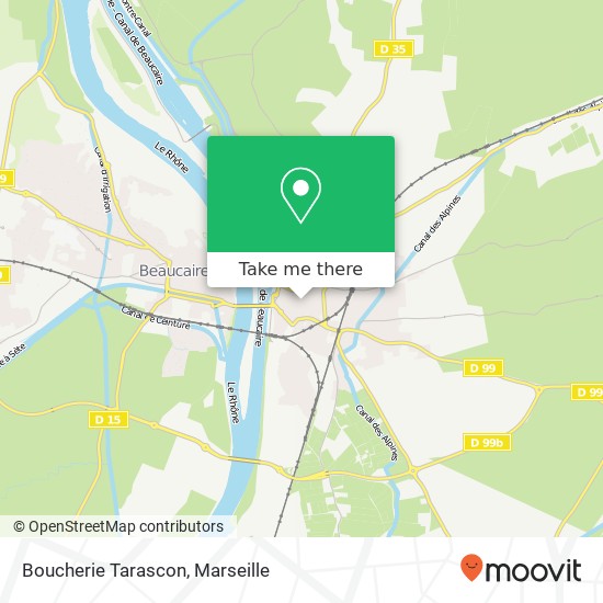 Mapa Boucherie Tarascon, 27 Rue Proudhon 13150 Tarascon