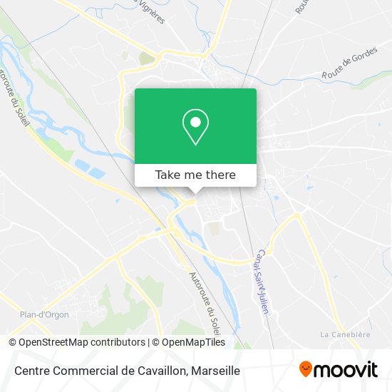 Centre Commercial de Cavaillon map