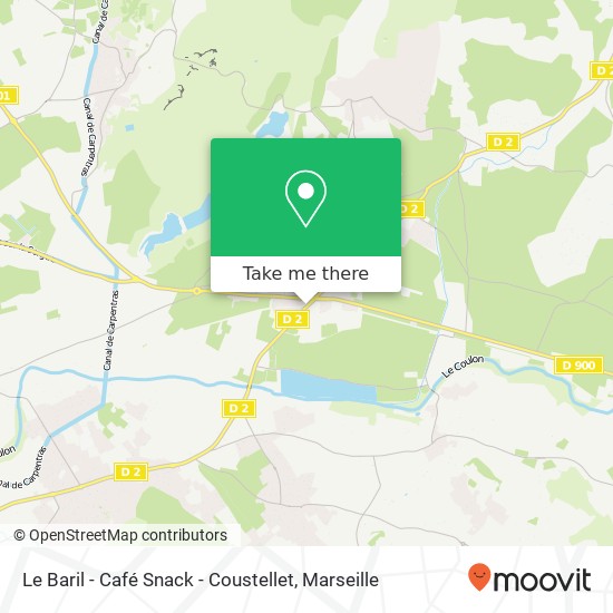 Le Baril - Café Snack - Coustellet, Allée des Commerces 84660 Maubec map