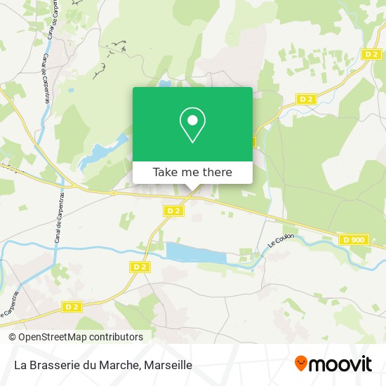 Mapa La Brasserie du Marche