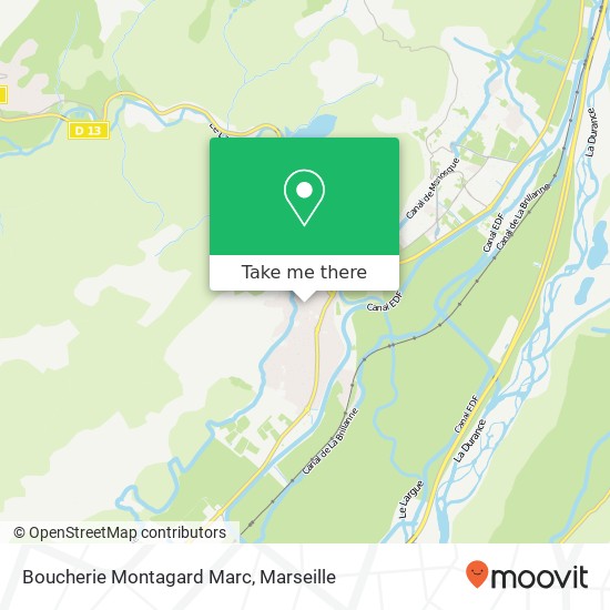 Boucherie Montagard Marc, 16 Rue des Congés Payés 04130 Volx map