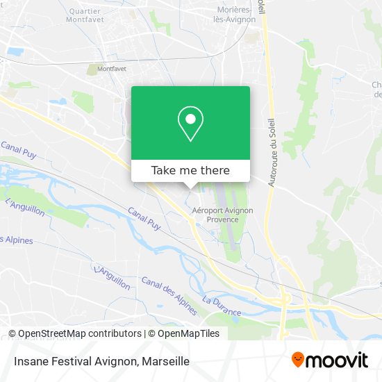 Insane Festival Avignon map