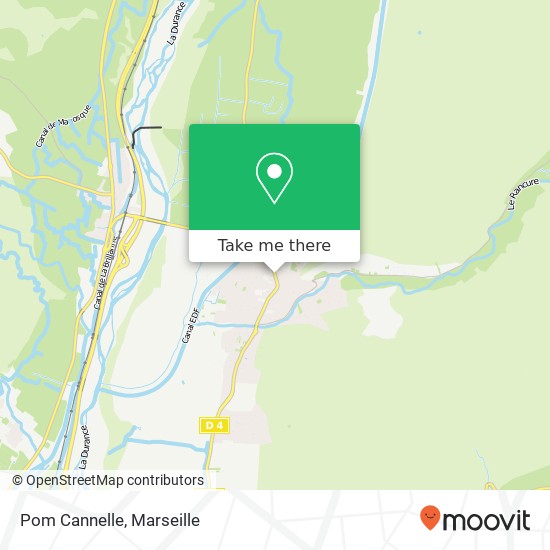 Mapa Pom Cannelle, 15 Avenue Abdon Martin 04700 Oraison