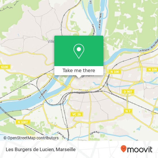 Les Burgers de Lucien, 54 Rue Joseph Vernet 84000 Avignon map