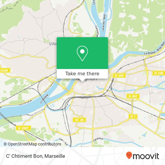 Mapa C' Chtiment Bon, 4 Rue du Portail Bienson 84000 Avignon