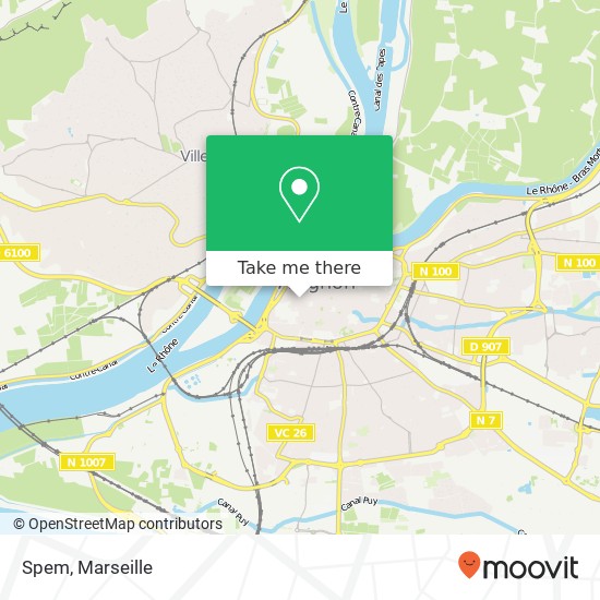 Mapa Spem, 56 Rue Joseph Vernet 84000 Avignon