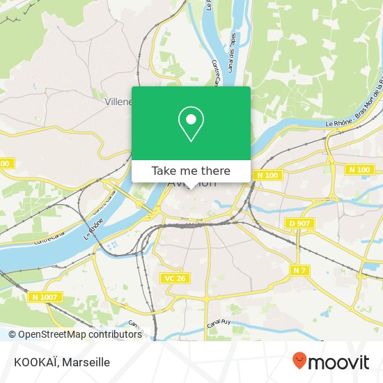 KOOKAÏ, 17 Rue de la République 84000 Avignon map