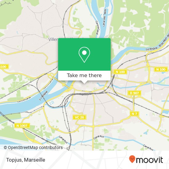 Mapa Topjus, 102 Rue Joseph Vernet 84000 Avignon