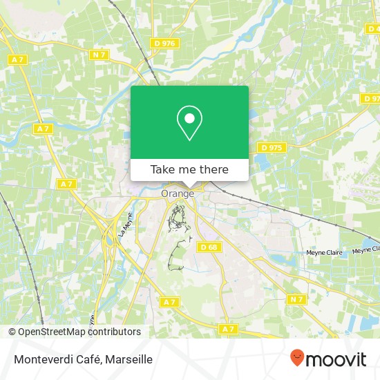 Monteverdi Café, 443 Boulevard Édouard Daladier 84100 Orange map